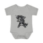 Dabbing Unicorn Skeleton Infant Baby Rib Bodysuit