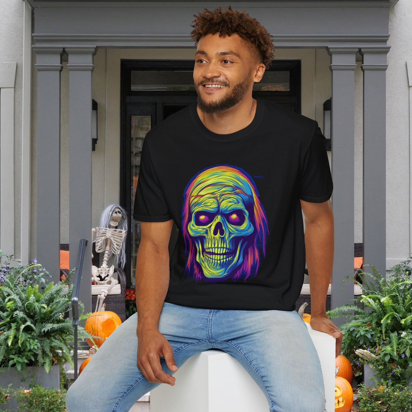 Creepy Zombie Adult T-shirt