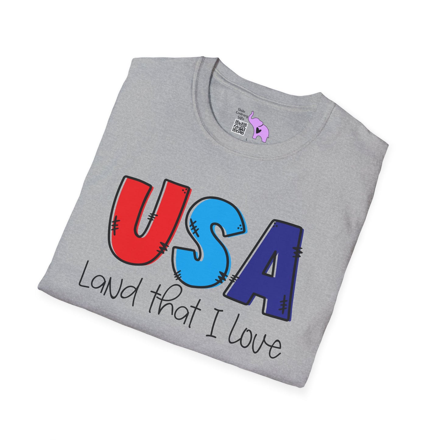 USA Land That I Love Adult T-shirt