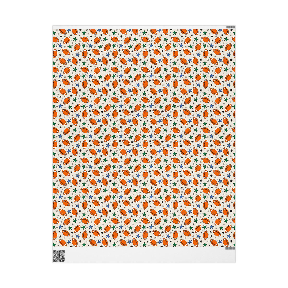 Touchdown Stars Wrapping Paper