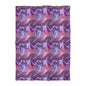 Blush Orchid Sheer & Lace Microfiber Duvet Cover
