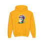 Cool Sunflower Kitten 2 Youth Hoodie