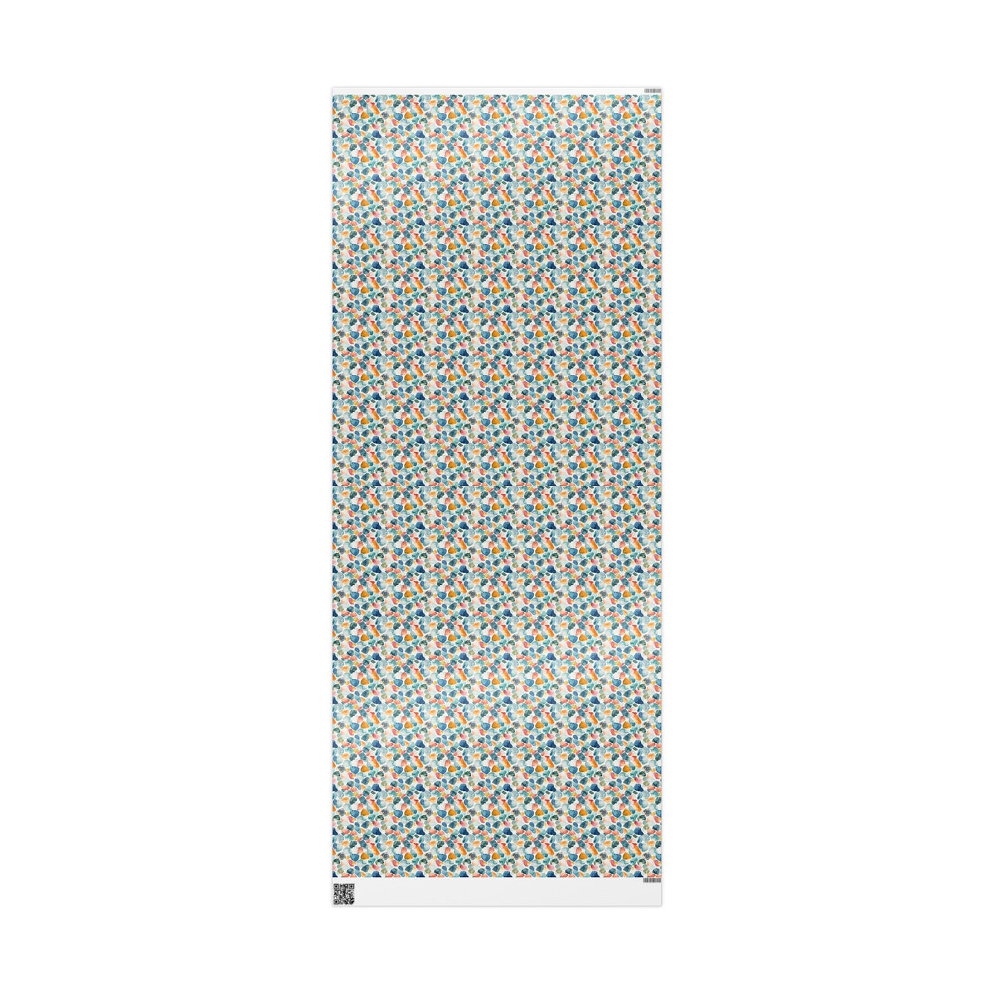 Watercolor Pebble Terrazzo  Wrapping Paper