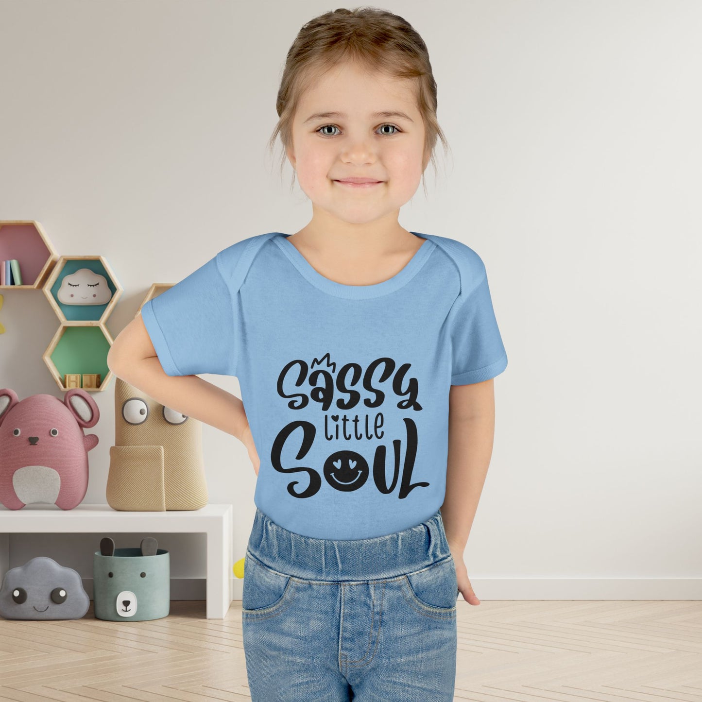 Sassy Little Soul Infant Baby Rib Bodysuit