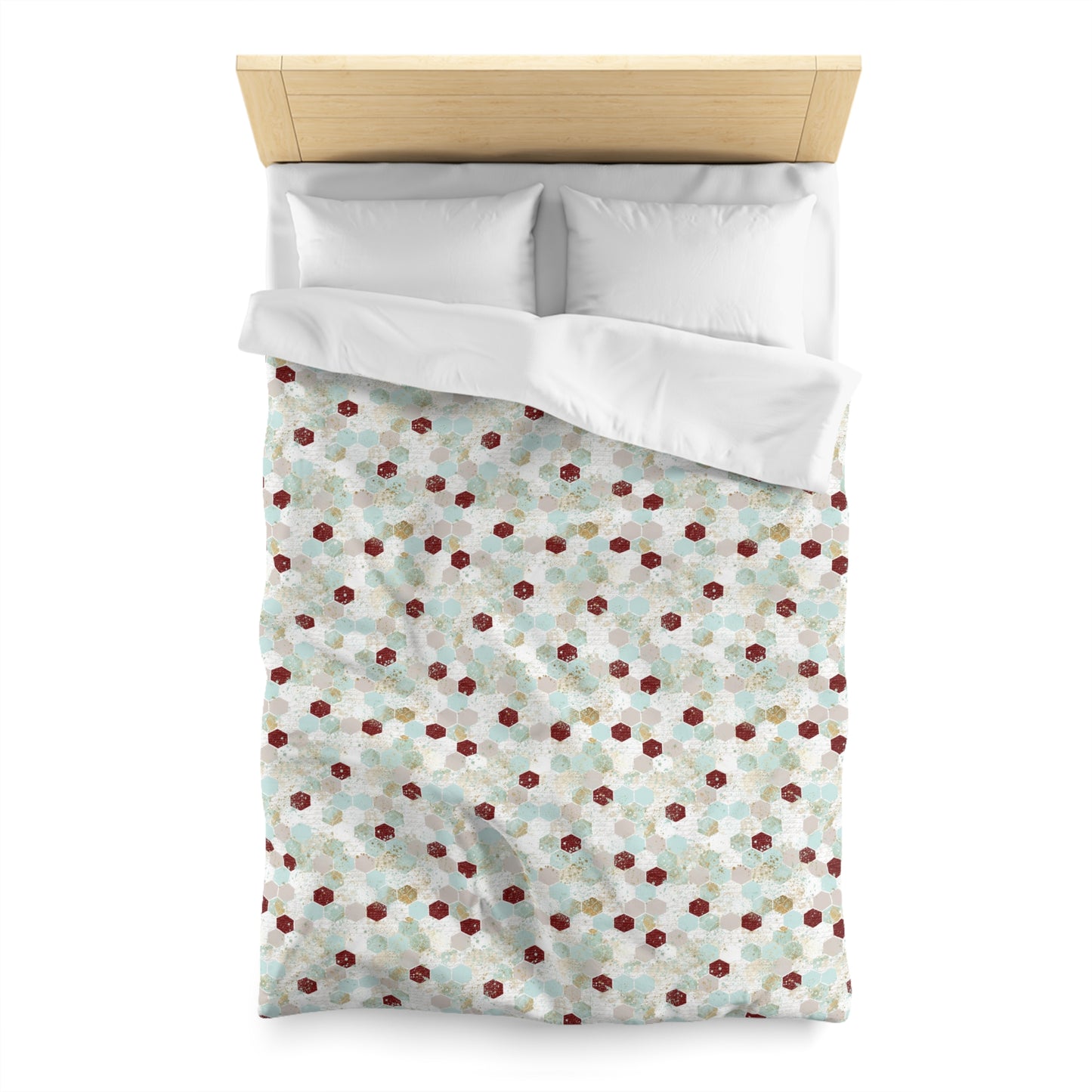 Love Letters & Honeycomb Duvet Bedding Set