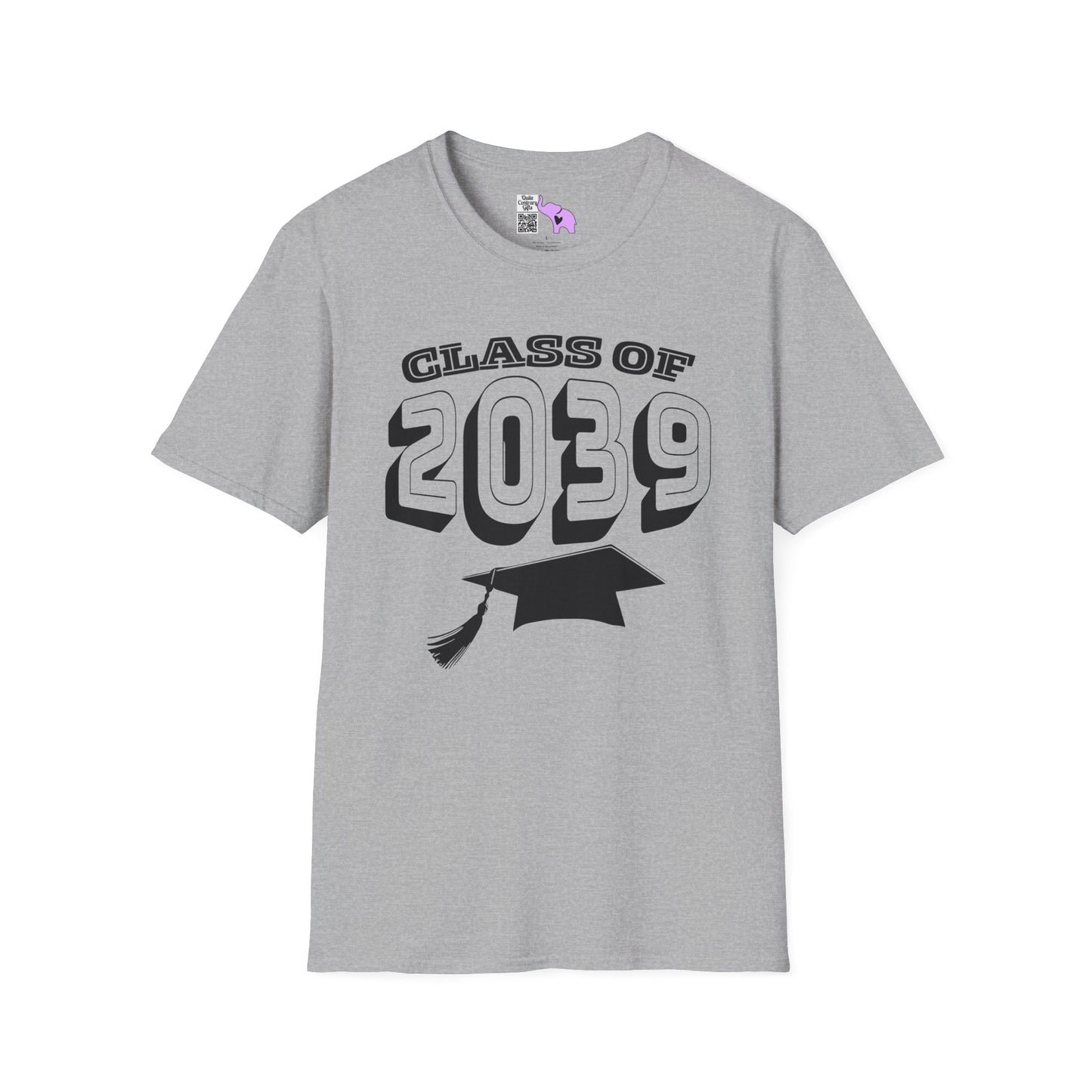 Class of 2039 Unisex Tshirt for 2026/27 Kindergarteners