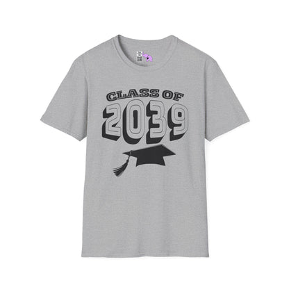 Class of 2039 Unisex Tshirt for 2026/27 Kindergarteners