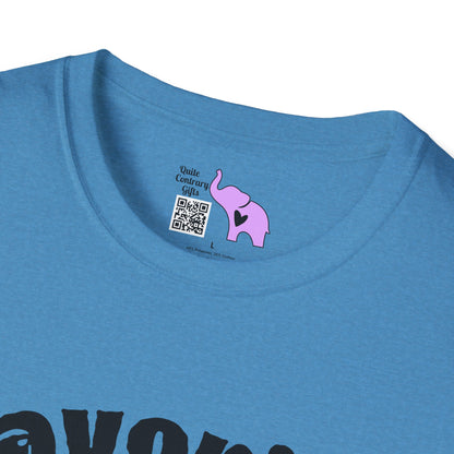 Favorite Auntie Skull Green/Blue Adult T-shirt