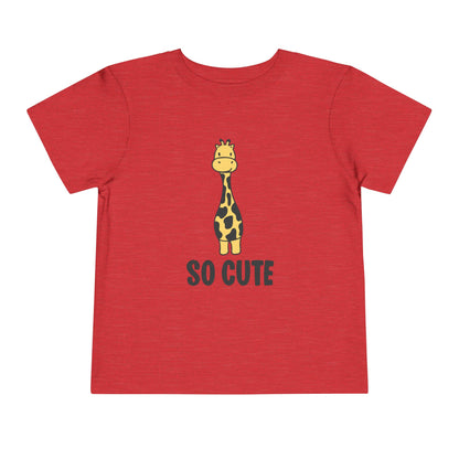 So Cute (Giraffe) Toddler Tee