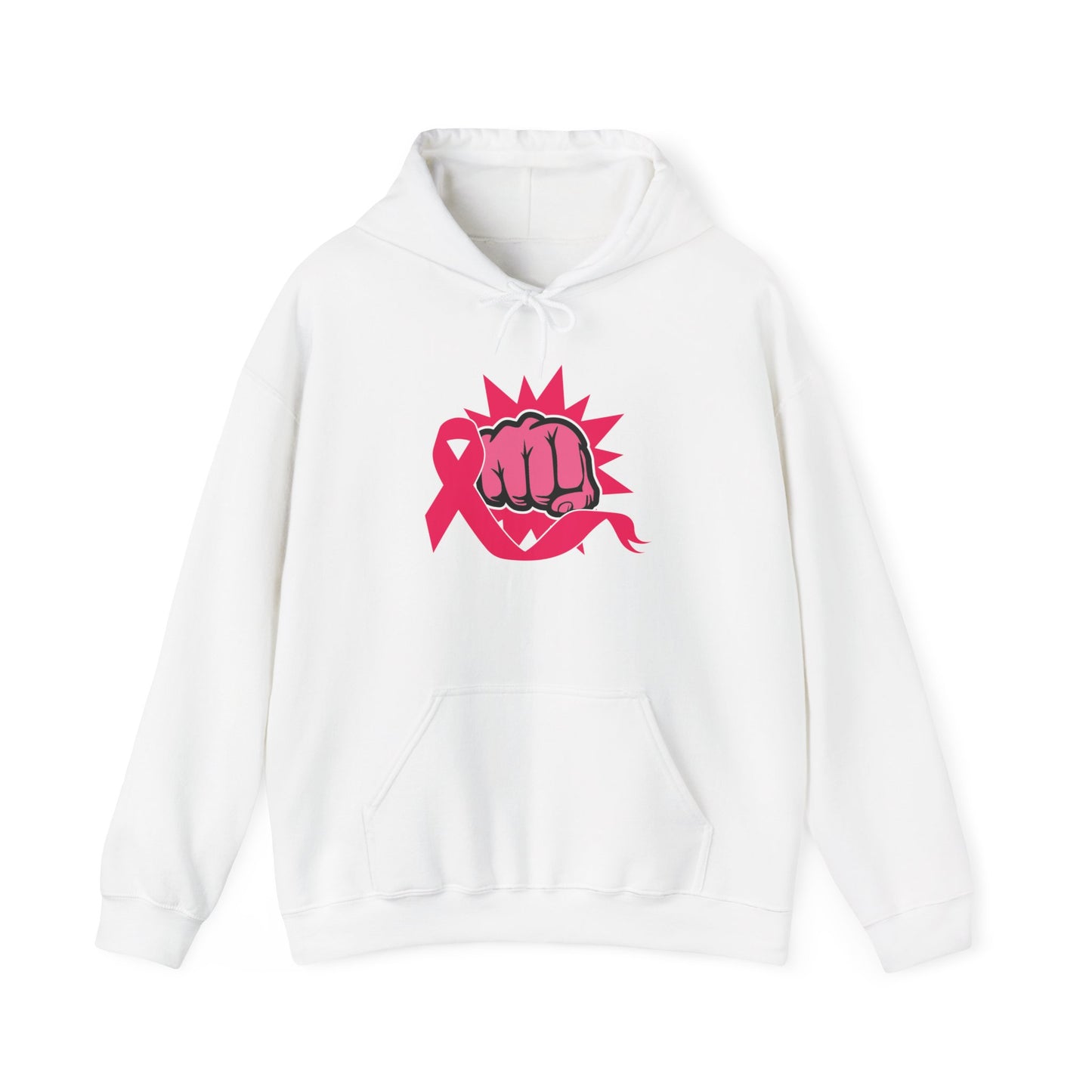 Breast Cancer Warrior Punch Adult Heavy Blend™ Hoodie