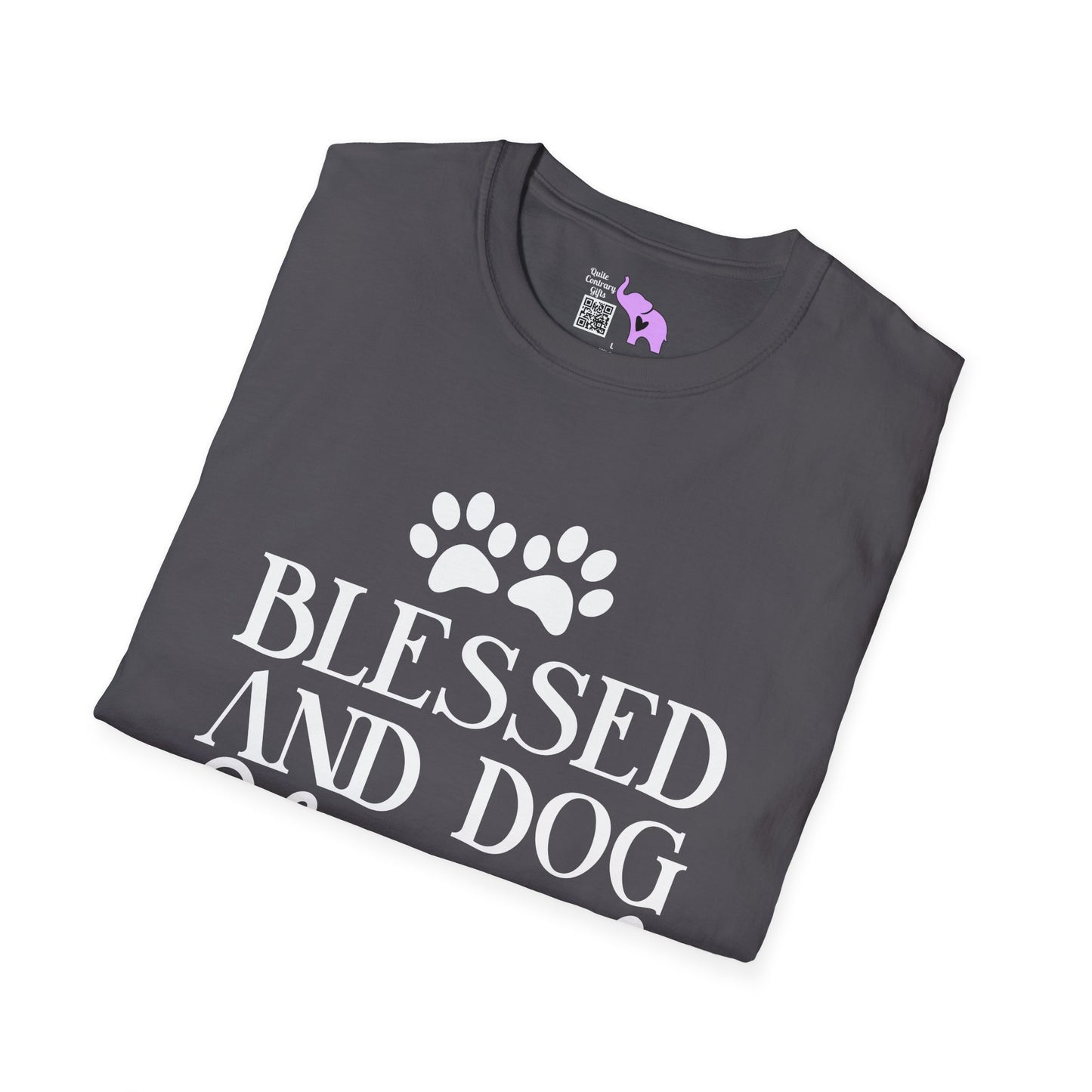 Blessed And Dog Obsessed Adult T-shirt