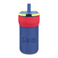 Personalized Kids 12oz Leakproof Straw Tumbler — Engraved Name Water Bottle