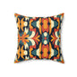 Autumn Kaleidoscope Throw Pillow