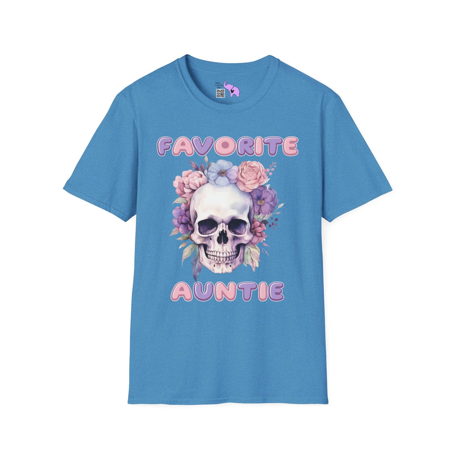 Favorite Auntie Skull Purple/Pink T-shirt