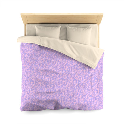 Cotton Candy Cheetah Microfiber Duvet Cover