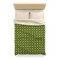 Pistachio Pinwheels Microfiber Duvet Cover