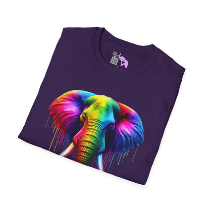 Colorful Elephant Adult T-shirt