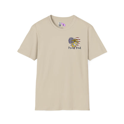 Proud Dad of US  Marine Daughter Adult T-shirt