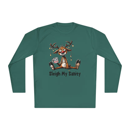 Sleigh My Sanity Adult Long Sleeve Tee