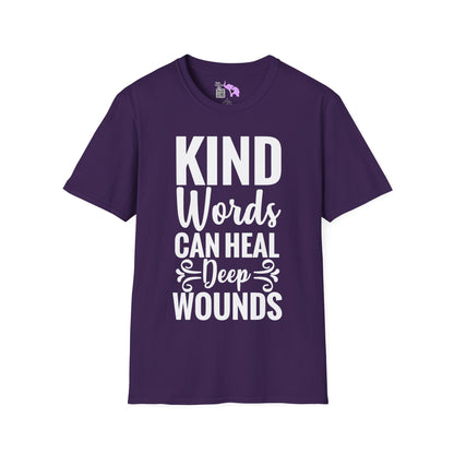 Kind Words Can Heal Deep Wounds Adult T-shirt