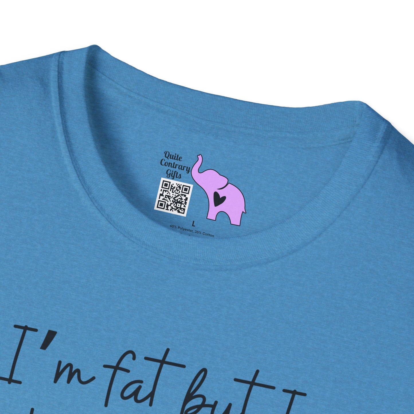 I'm Fat But I Identify as Skinny; I'm Trans-skinny Adult T-shirt