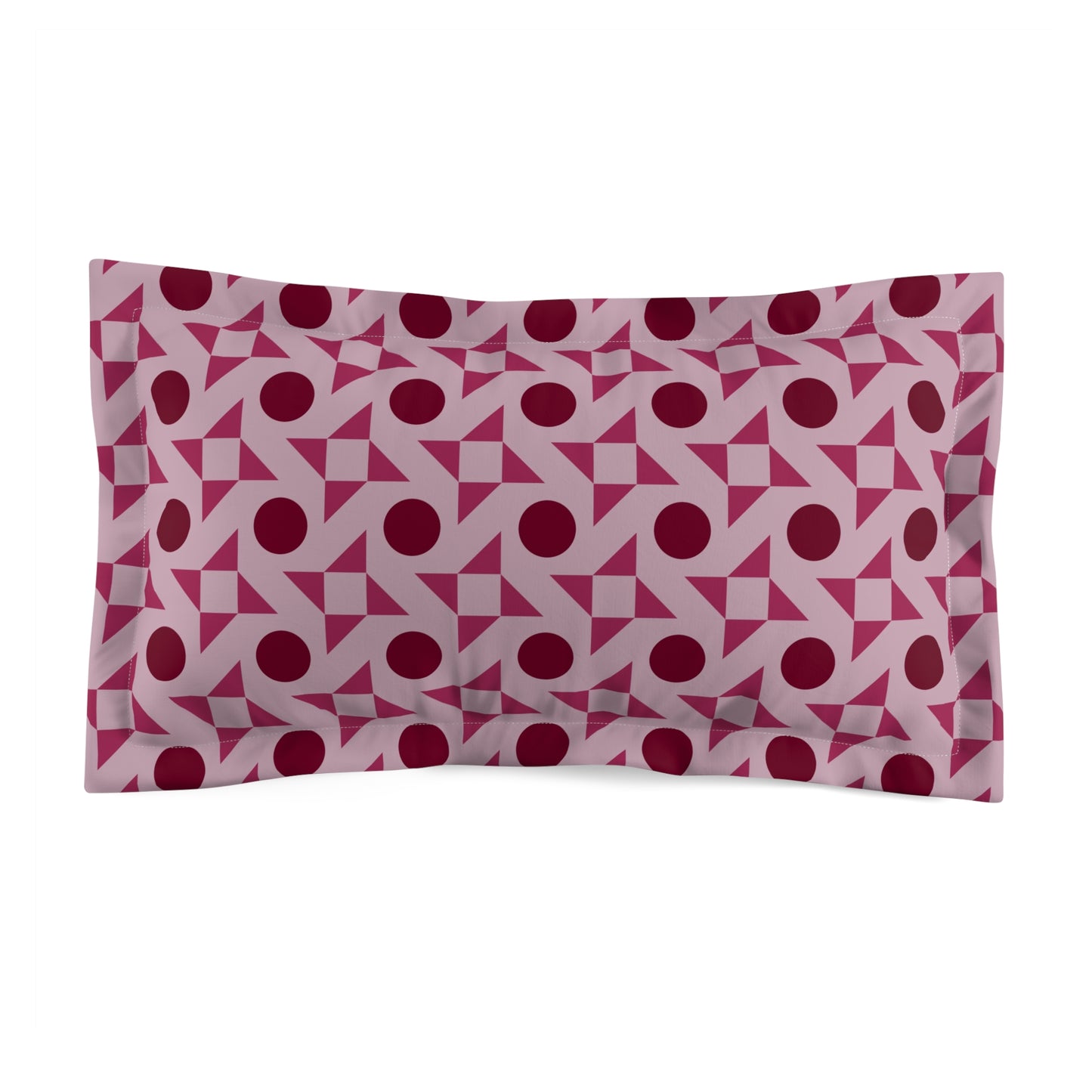 Crimson Pinwheels Basic Bedding Set