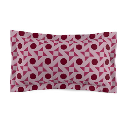 Crimson Pinwheels Basic Bedding Set
