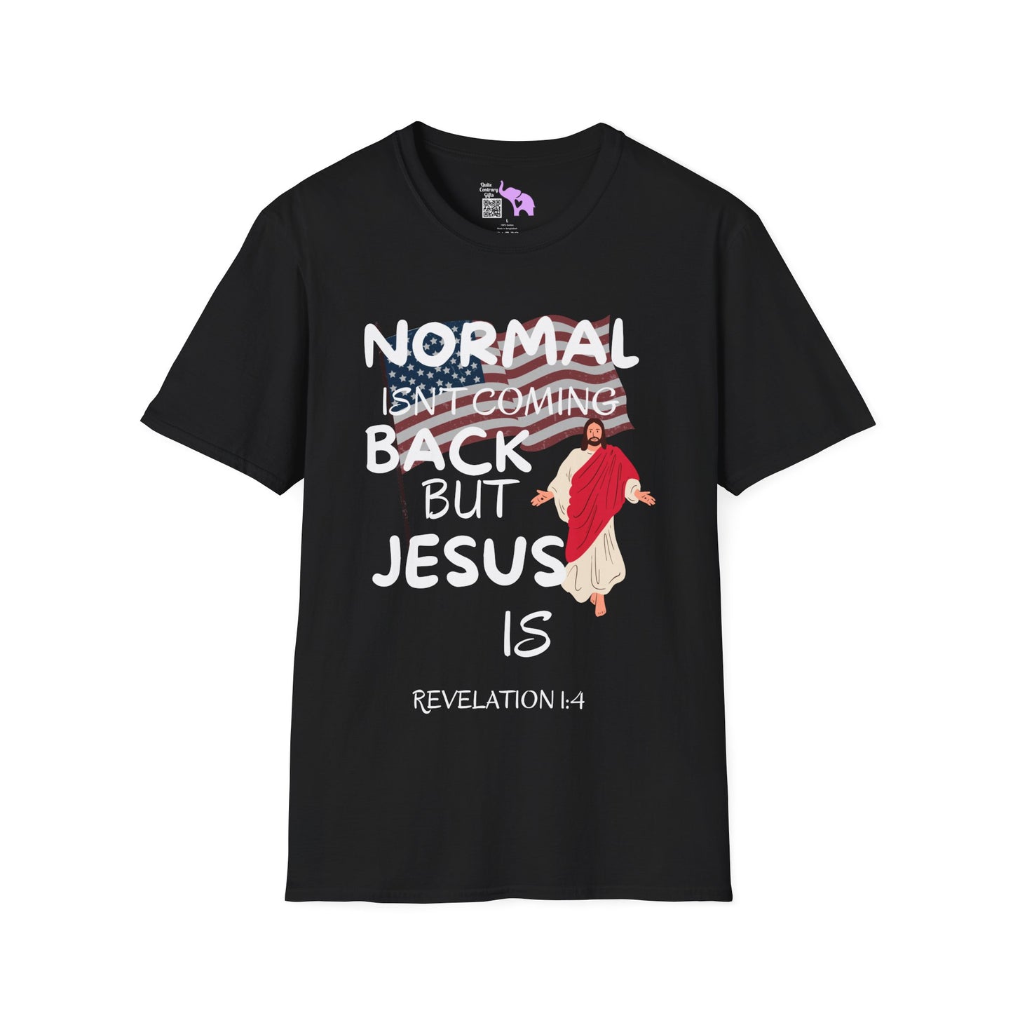 Normal Isn't Coming Back But Jesus Is Adult T-shirt