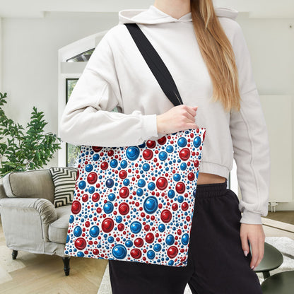 Freedom Dots Canvas Tote Bag