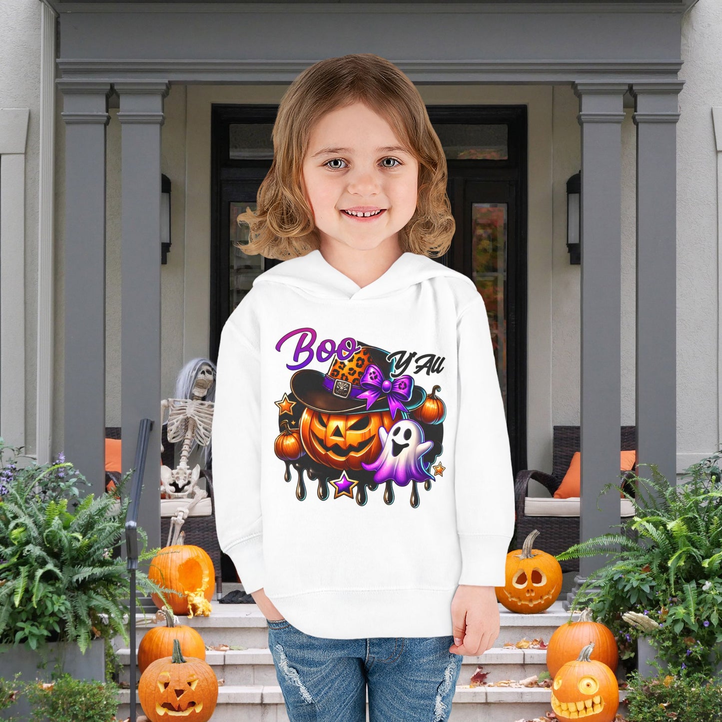 Boo Y'all Toddler Hoodie