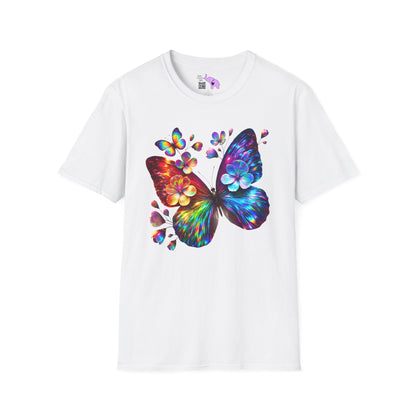 Colorful Butterflies Adult T-shirt