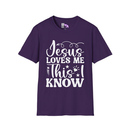 Jesus Loves Me This I Know Adult T-shirt