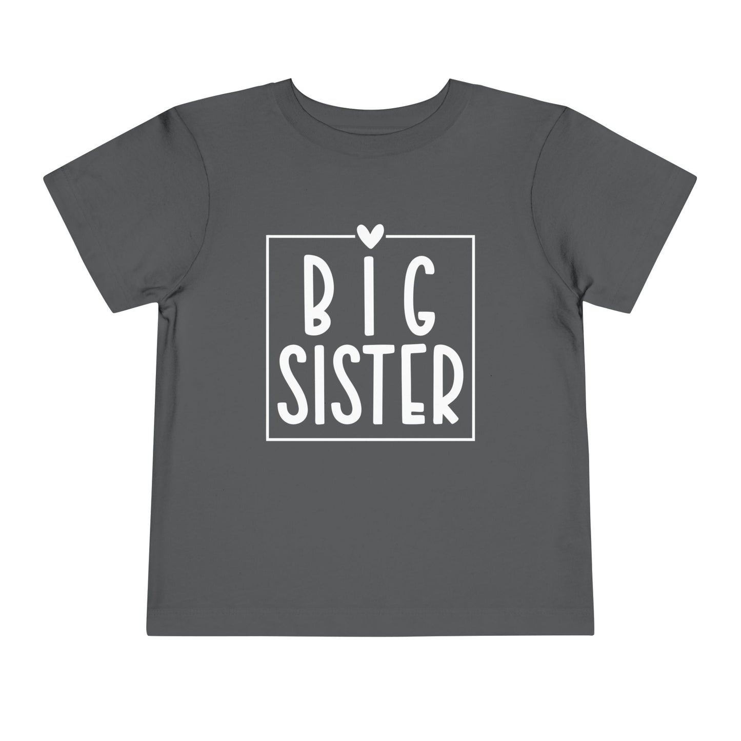 Big Sister (Heart/Box) Toddler Tee