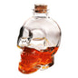 Skull Glass Decanter Liquor Dispenser