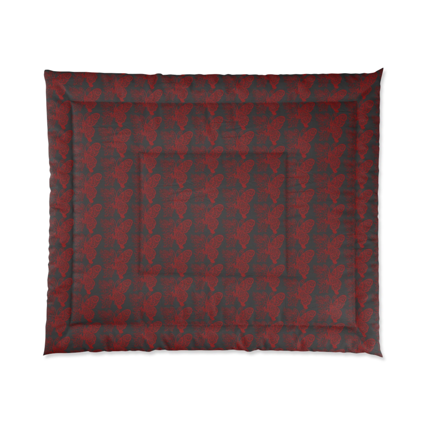 Crimson Flutter Comforter