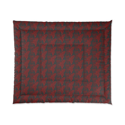 Crimson Flutter Comforter