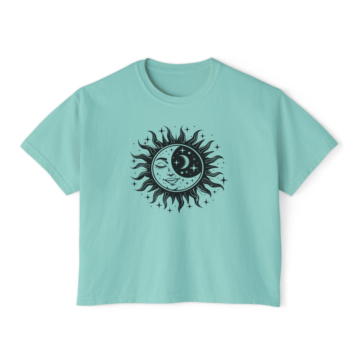 Celestial Sun/Moon Women's Boxy Tee