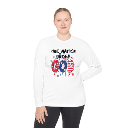 One Nation Under God Unisex Lightweight Long Sleeve Tee