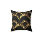 Gilded Elegance Throw Pillow