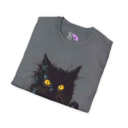 Black Kitten Adult T-shirt