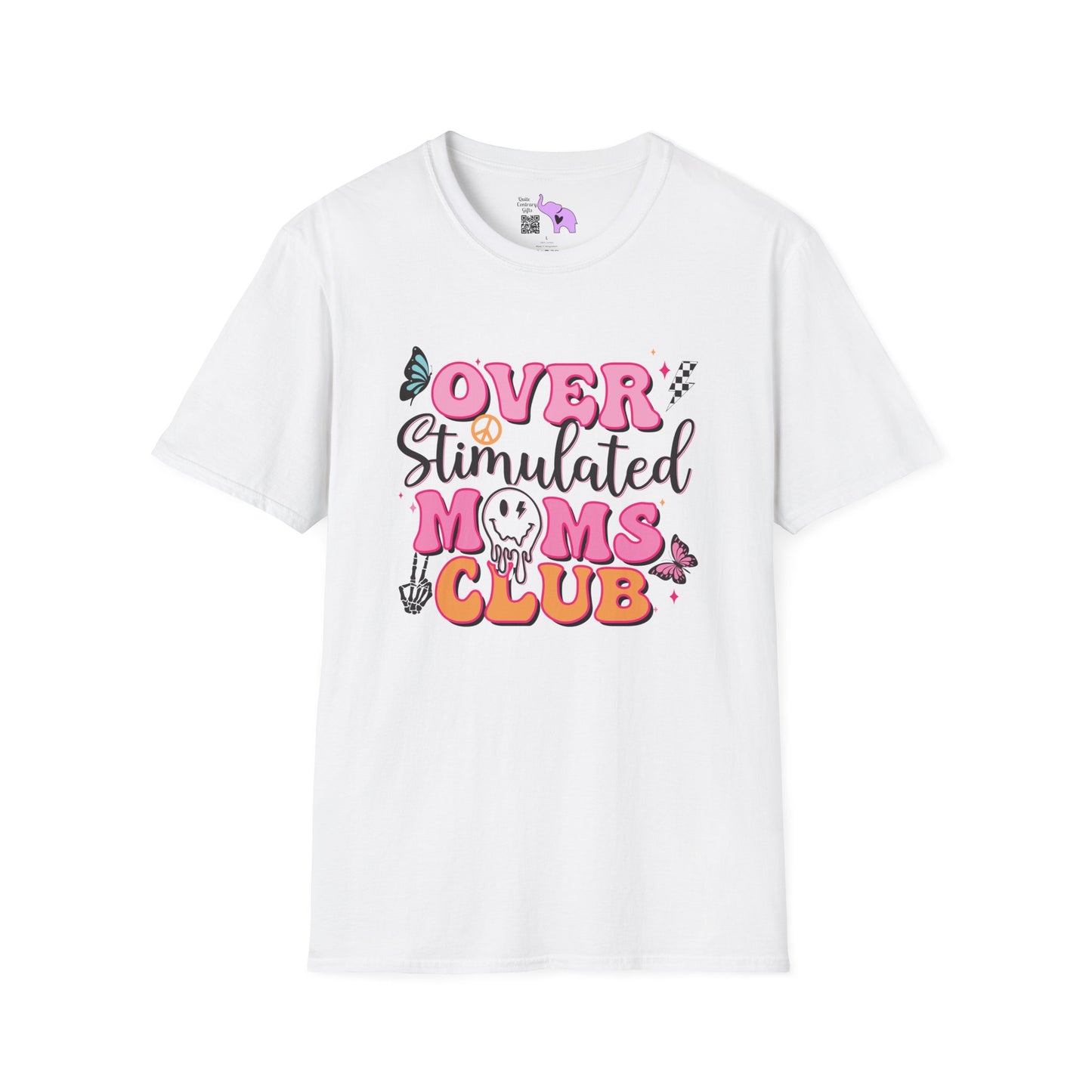 Overstimulated Mom's Club Adult T-shirt