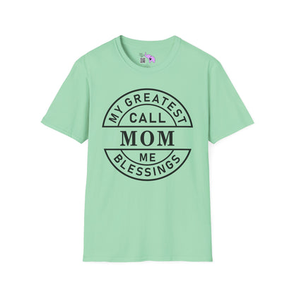 My Greatest Blessings Call Me Mom Adult T-shirt