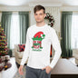 Personalized "I'm the Happy Elf" Adult Long Sleeve Tee