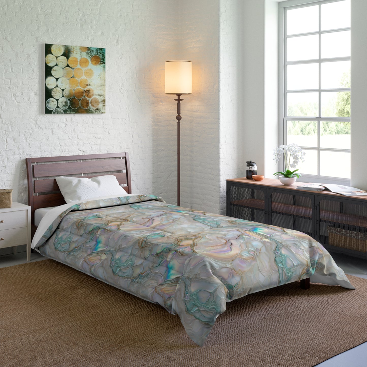 Green Opalescent Dreams Comforter
