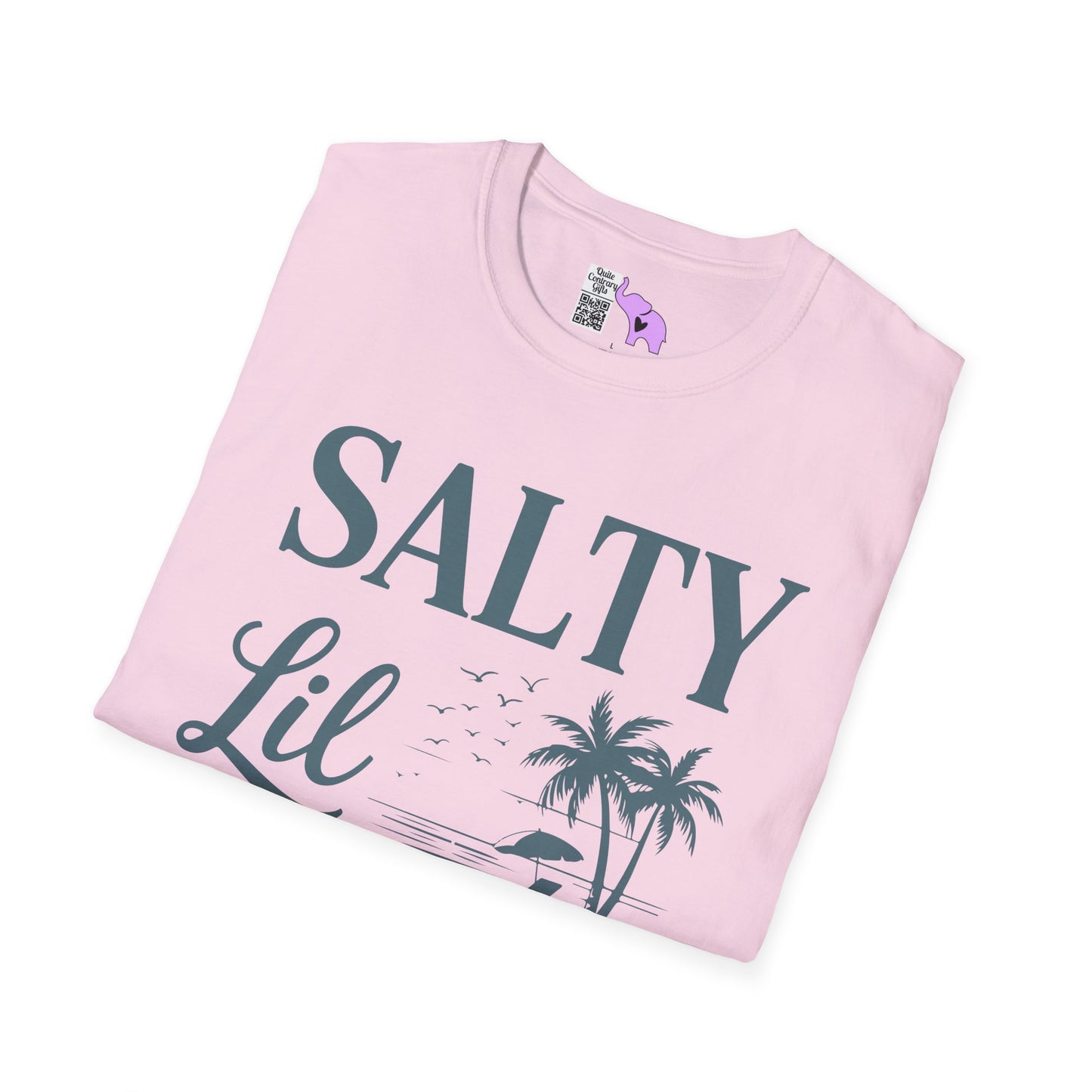 Salty LIl' Beach Adult T-shirt