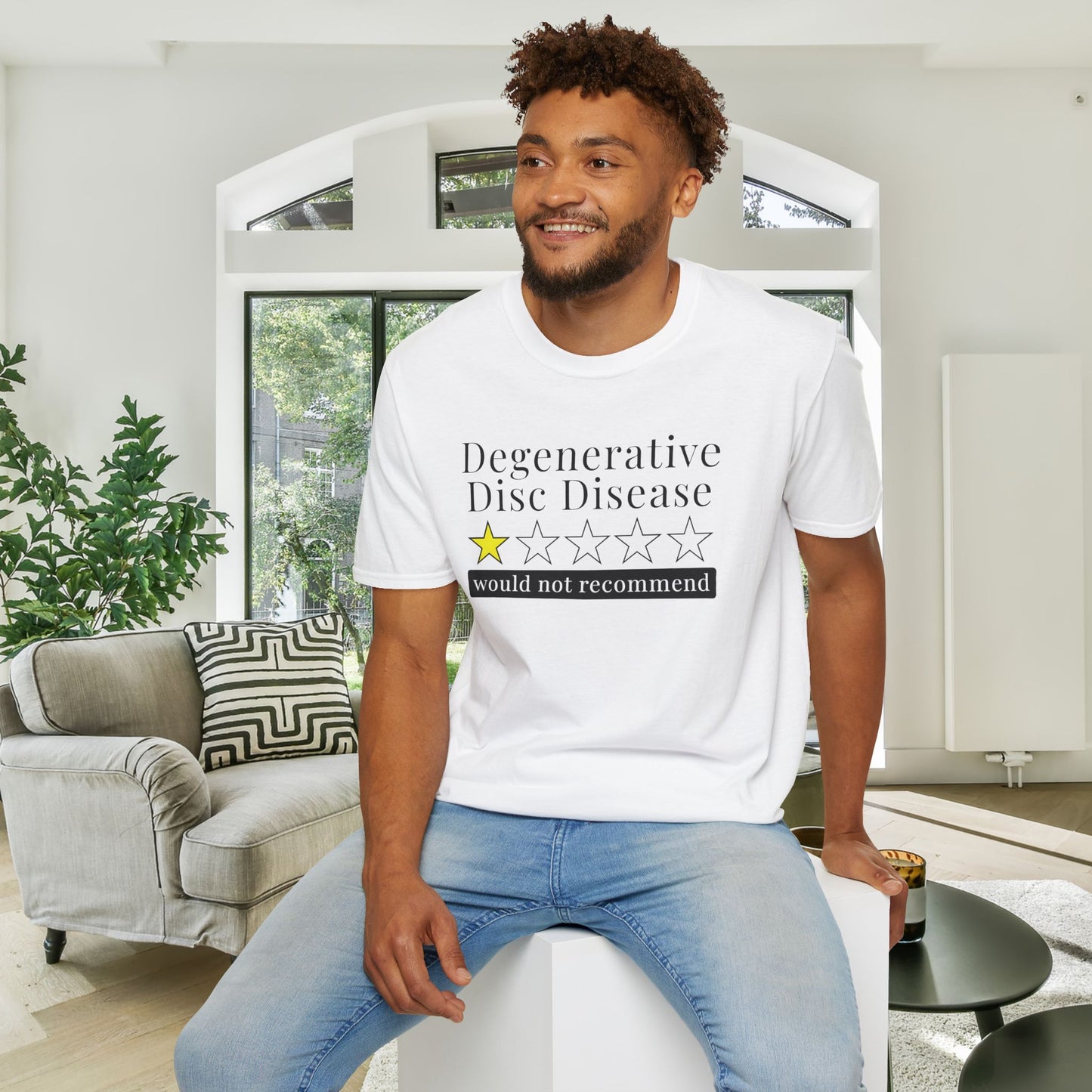 Degenerative Disc Disease 1 Star Would Not Recommend Adult T-shirt