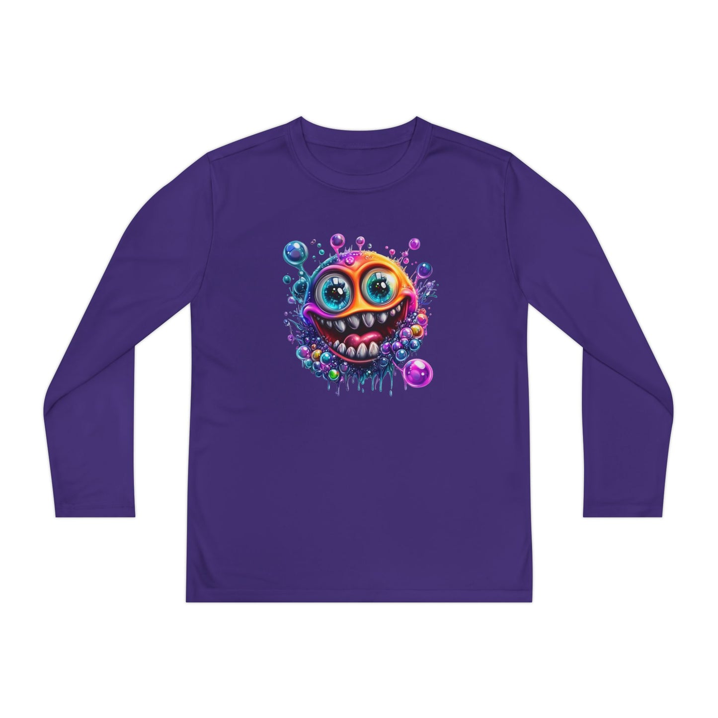 Bubbly Monster Youth Long Sleeve Tee