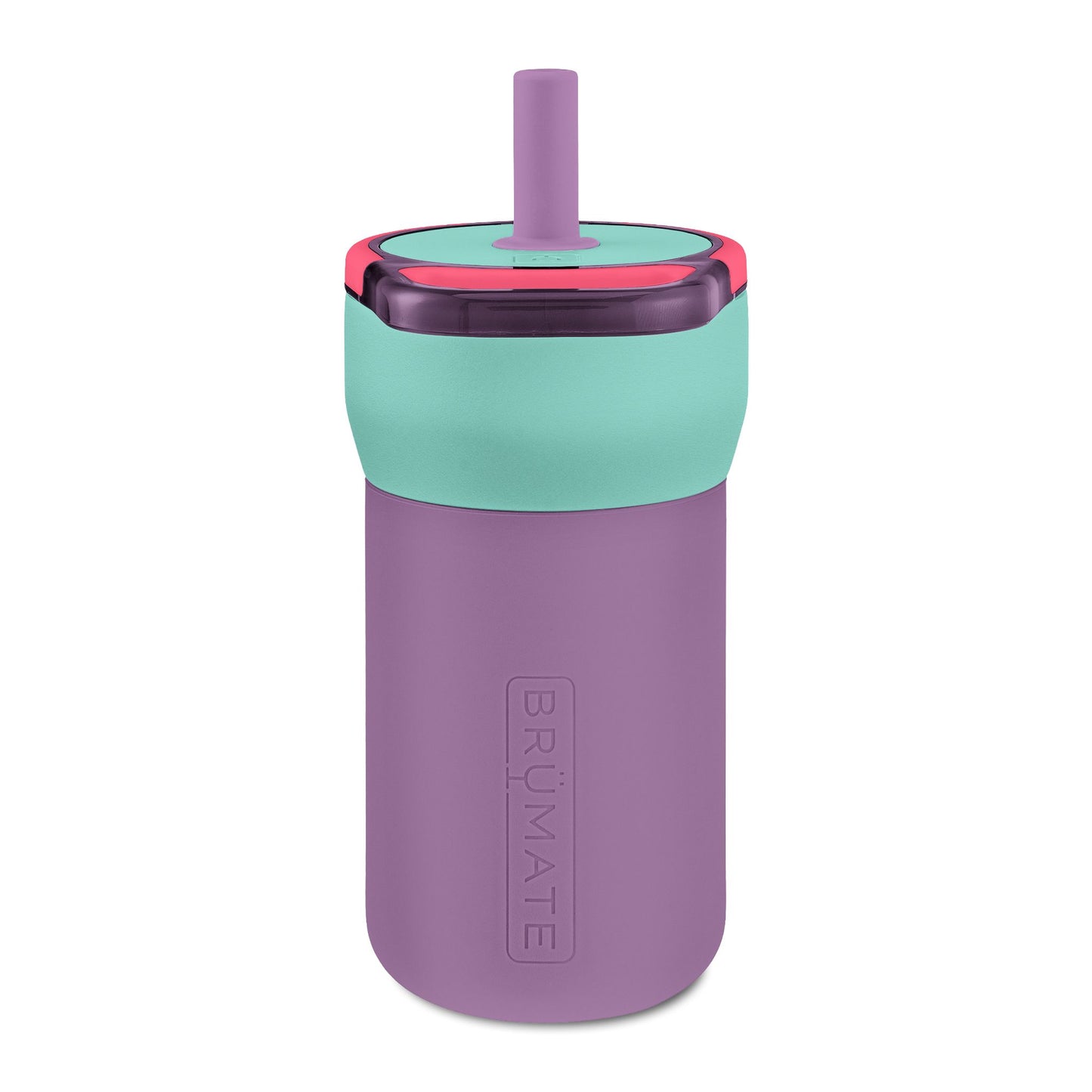 Personalized Kids 12oz Leakproof Straw Tumbler — Engraved Name Water Bottle