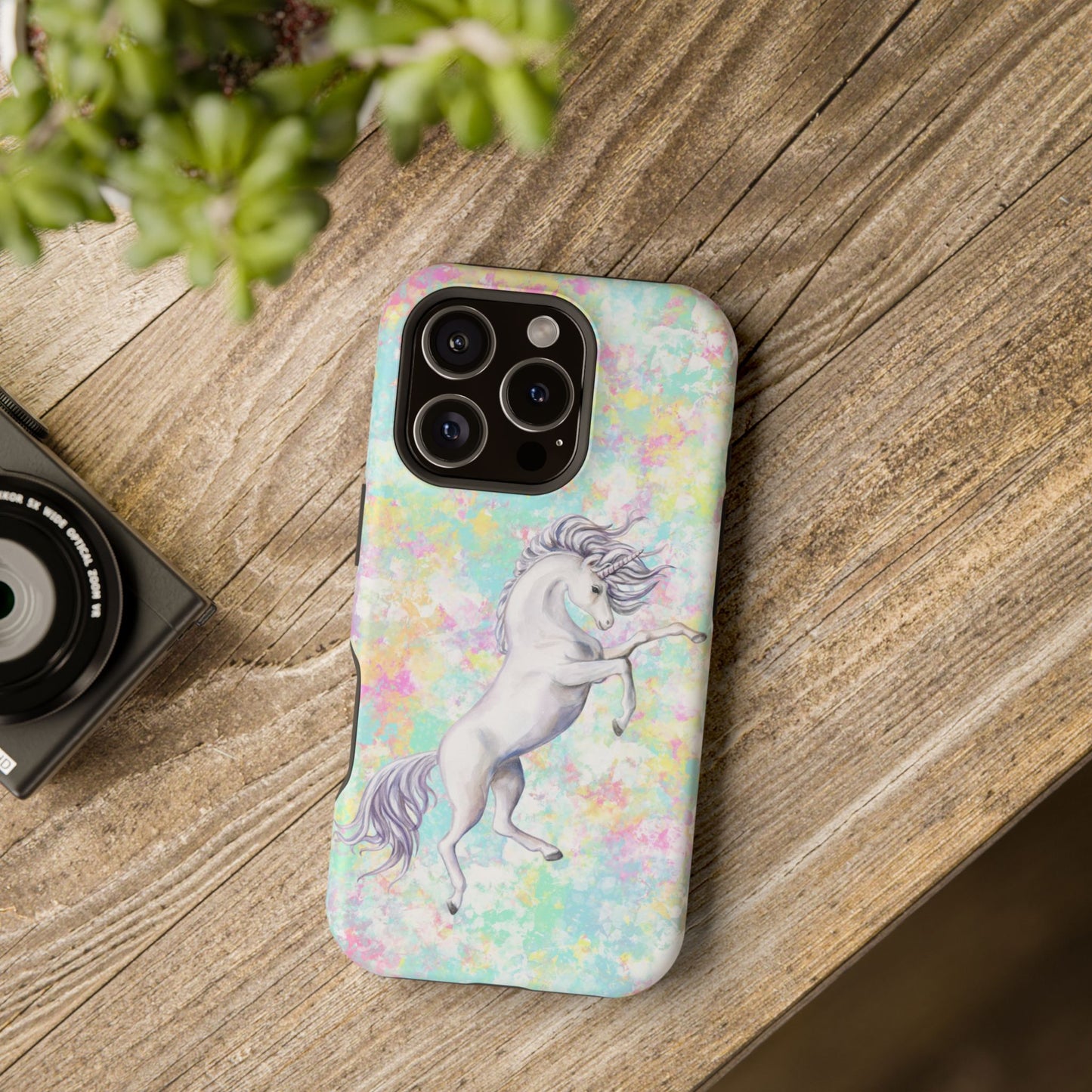 Pastel Pegasus MagSafe® Compatible Tough Case for iPhone