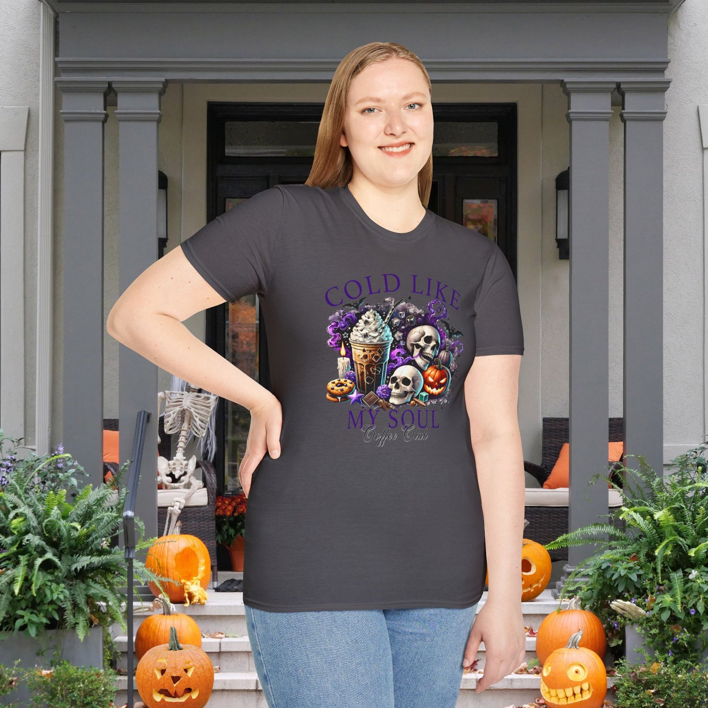 Cold Like My Soul Coffee Club Adult T-shirt